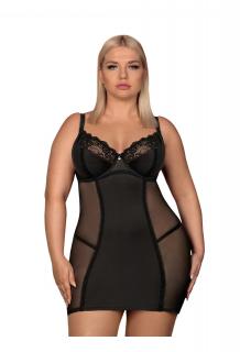 OB Amallie chemise & thong black Size Plus