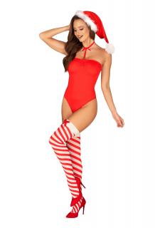 OB Kissmas teddy red with stockings