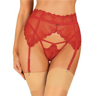 OB Lonesia garter belt red