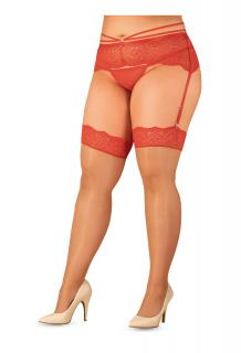 OB Loventy stockings red Size Plus