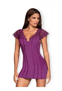 OB Moketta chemise & thong purple