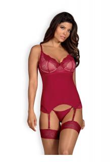 OB Rosalyne corset & thong red