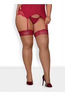 OB Rosalyne stockings red Size Plus
