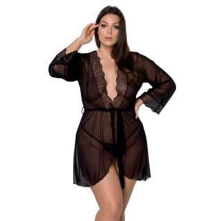 PS Amberly Size Plus peignoir black