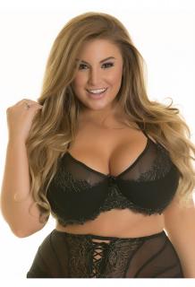 V-8711PS Plus Size bra black