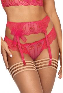 V-9552 garter belt pink