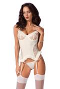 AV Bianca corset & thong ecru