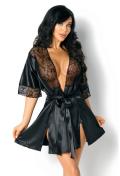BN Delight dressing gown & thong black