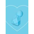 F014 BlissKey blau