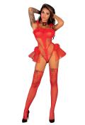 LC Makema body with stockings red (Preorder possible - approx. delivery 15th November)