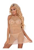 LC Vannas chemise & thong beige