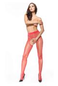 MI P211 pantyhose open crotch red 20den