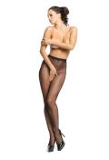 MI P615 pantyhose open crotch fishnet black 20den