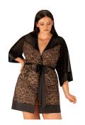 OB Allunes peignoir black-leo Size Plus