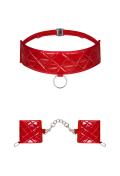 OB Hunteria cuff & chocker red