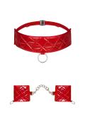 OB Hunteria cuff & chocker red