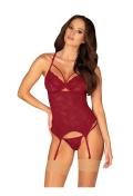 OB Ivetta corset & thong red