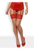 OB Lovica stockings skin-red