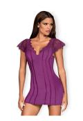 OB Moketta chemise & thong purple