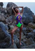 OB Playa Norte swimsuit green-purple