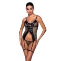 PE Beth corset & thong black