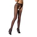 PE S019 Strumpfhose open (ouvert tights) black