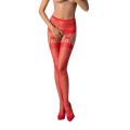 PE S027 Strumpfhose open (ouvert tights) red