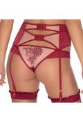 RZ Mehendi garter belt claret