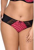 V-8463PS Plus Size panty pink-black