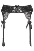 V-8732PS Plus Size garter belt black