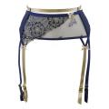 V-9332 garter belt blue-beige