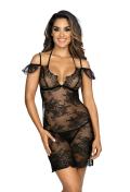 V-9509 babydoll & string black